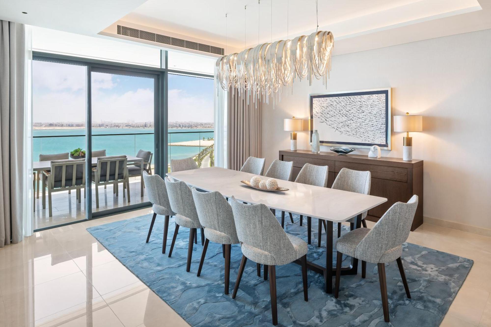 Address Beach Resort Bahrain Manama Exterior foto A dining room